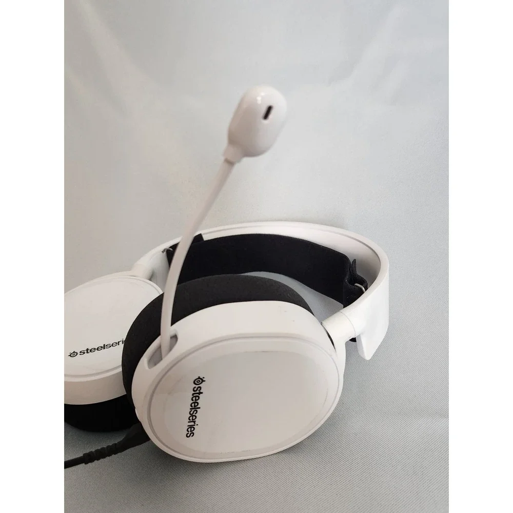 SteelSeries Artis 3 White Wired Gaming Headset Headphones/mic
